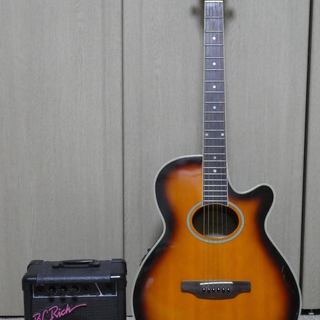 エレアコ ARIA FET-500E BS アンプ付きアコースティックギター ...