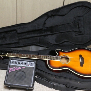 エレアコ ARIA FET-500E BS アンプ付きアコースティックギター
