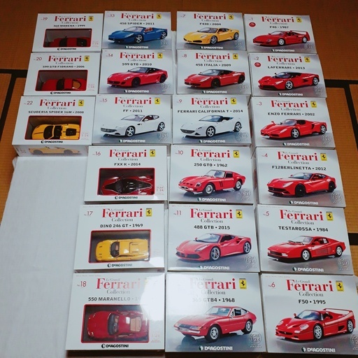 フェラーリコレクション 1/24　No1～20、22