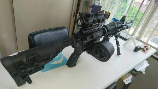 caa m4 電動ガンフルメタル 豪華オプションパーツつき☆