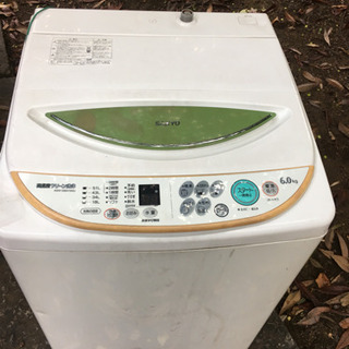 SANYOの容量6kg全自動洗濯機ASW B60V