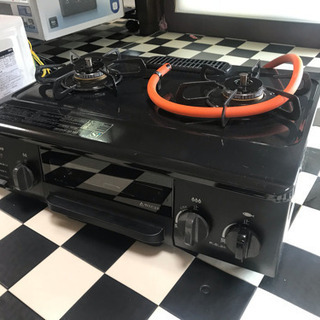 リサイクルサービス八光】2017年製 パロマ ガステーブル LPガス IC