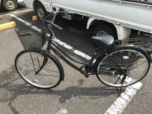 27インチギア無し自転車 黒