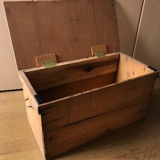 【お越し頂ける方限定】木製コンテナ りんご箱リメイク