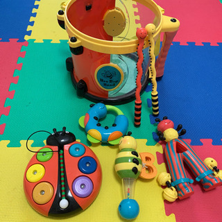 赤ちゃん おもちゃ 楽器 鈴 たいこ タンバリン 