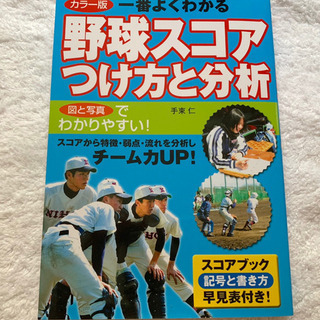 【野球スコアブック】の本をお譲りします。