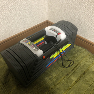 可変式27段階ブロックダンベル90ポンド(41kg) 1個