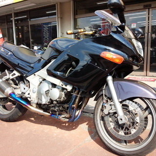 NO.2834 ＺＺＲ４００　Ｎ型　ＢＥＥＴナサートマフラー　車検残あり　ブラック　☆彡 NO.2834 ZZR400 N型 BEETナサートマフラー 車検残あり