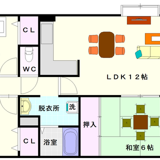 【シティパル桜川】3号タイプ！3ＬＤＫタイプ！70㎡以上の広い物...