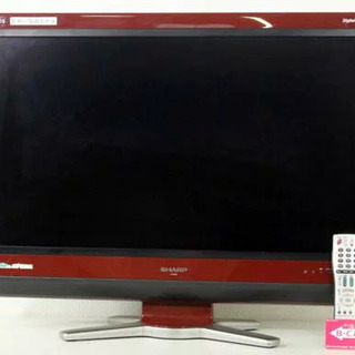 シャープ テレビ 32インチ 赤 - LC32D30 「リモコン付き」