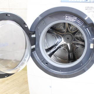 R287)【美品・高年式！】日立 HITACHI ドラム式 電気洗濯乾燥機 BD-SG100BL 2018年製 洗濯10kg 乾燥 6kg 左開き 風アイロン ビッグドラム - 家電