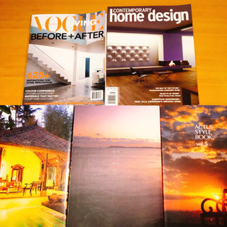 ☆ACTUS vol5〜7、Vogue、home design ...