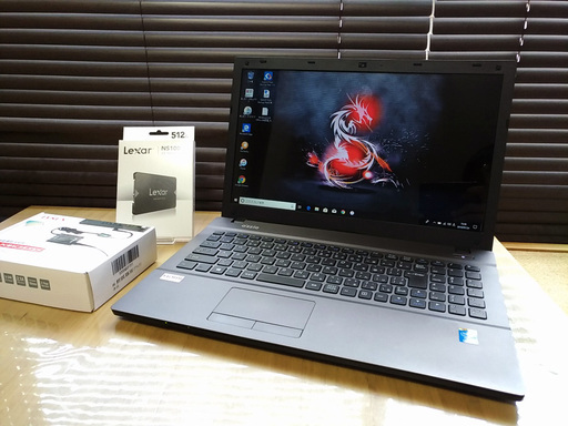 ★取引成立★★発送OK★【超美品★爆速 第4世代★ゲーミング対応】o'zzio W552SU2【Core i7-4500U x 新SSD 512GB x Mem 8GB】Win 10★MS Office★実用アプリ多数