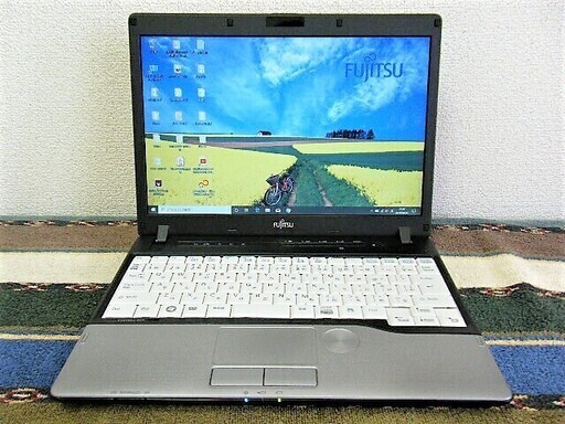 12.1型液晶/重さ1.39kg♪/大容量！HDD320GB/Office 2019✎/メモリ4GB♪/2コアCPU♪/高速☆彡USB3.0/マイク内臓/すぐ使えるWin10メディア作成ツール付/すぐ繋がるWi-Fi/点検整備清掃済み/FUZITSU MP702