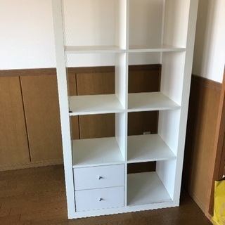 IKEA 白い白いシェルフ