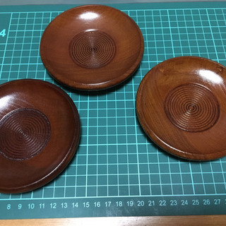 木製茶托 ３つセット