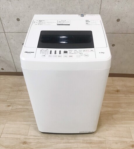 K*36 ハイセンス 洗濯機 HW-T45C 4.5kg 2018年製 Hisense