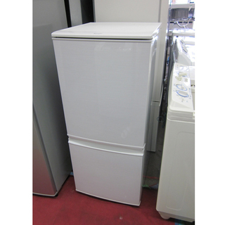 札幌 137L 2013年製 2ドア冷蔵庫 シャープ SJ-14X-W ホワイト 白 SHARP