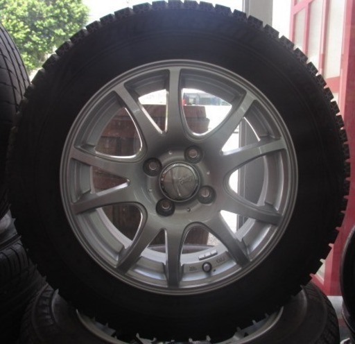 Fang ホイール 14インチ ブリヂストン スタッドレス タイヤ 4本セット