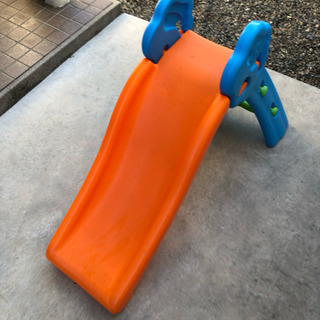 トイザらス 子供用 滑り台 オレンジ ブルー プラスチック製
