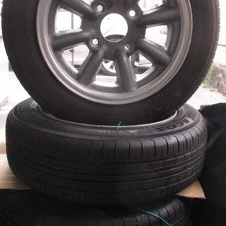 新品タイヤ パッソMODA 純正タイヤ外し 新品未使用 165/65R14