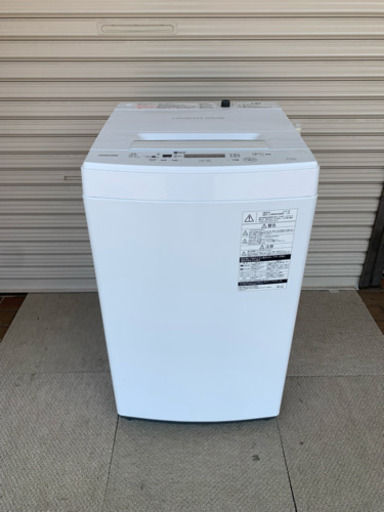 TOSHIBA 東芝 AW-45M5(W) 全自動洗濯機 2017年製 4.5kg