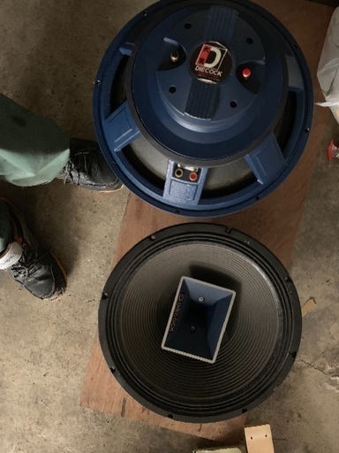 DIECOCK 15インチ ミッド 2発 最終値下げ DIECOCK 15インチ ミッド 2発