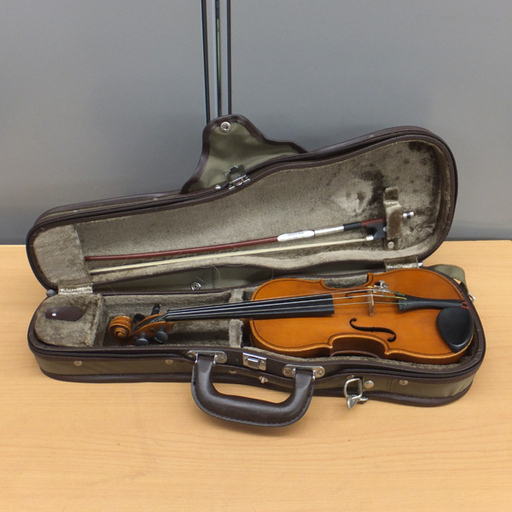 PayPay対応 鈴木バイオリン 4 1/8 Anno1954 弓 ケース付き SUZUKI VIOLIN 札幌市西区西野