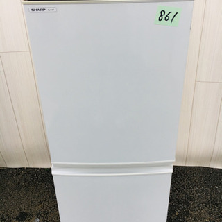 861番 SHARP✨ ノンフロン冷凍冷蔵庫❄️SJ-14P-H‼️