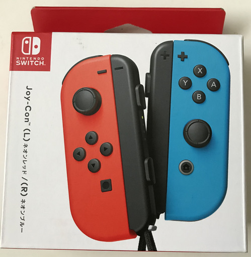 【新品】Nintendo Switch Joy-Con（Ｌ）ネオンレッド／（Ｒ）ネオンブルー コントローラーのみ
