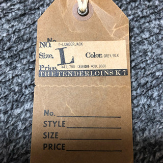 値下げtenderloin t-lumberjack