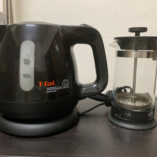 T-fal(ティファール)アプレシア(電気ケトル)＋コーヒープレ...