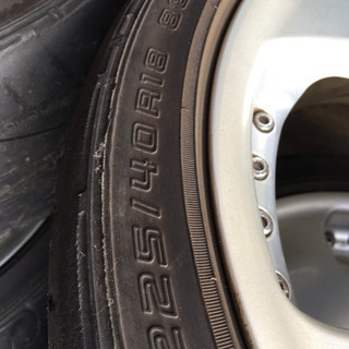ワークレイバー18-7.5jj PCD114.3+47 ダンロップ225/40r/18