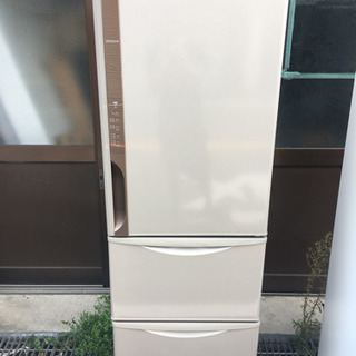 HITACHI  3ドア冷蔵庫  375L  【2017年製】
