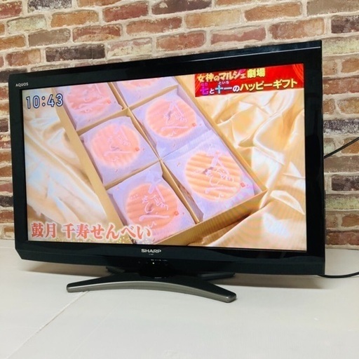 即日受渡可‍♀️SHARP AQUOS 液晶テレビ 32型 11,000円