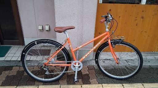 [ビンテージ]PEUGEOT METRO 26吋クロスバイク 7speed/オレンジ