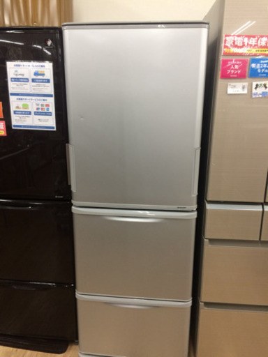 安心の1年間返金保証！SHARP（シャープ）の3ドア冷蔵庫です。