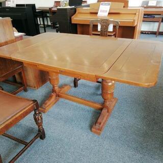 579　イギリスアンティーク エクステンションテーブル
