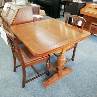 579　イギリスアンティーク エクステンションテーブル