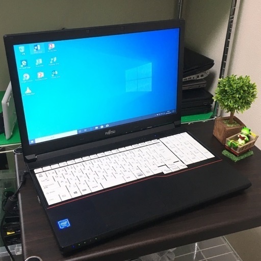 富士通 メモリ2GB 新品SSD120GB office2016 Windows10 Bluetooth ノートパソコン