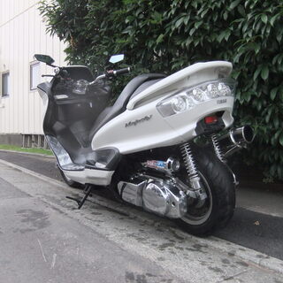 ヤマハ マジェスティ250 ローダウンカスタム 社外マフラー 実動中古車