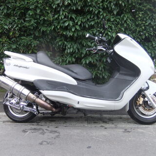 ヤマハ マジェスティ250 ローダウンカスタム 社外マフラー 実動中古車