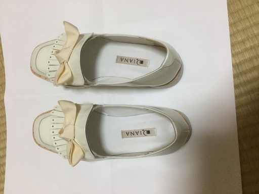1500円値下げ！Diana ローファー 白 オールシーズンオッケー 中古
