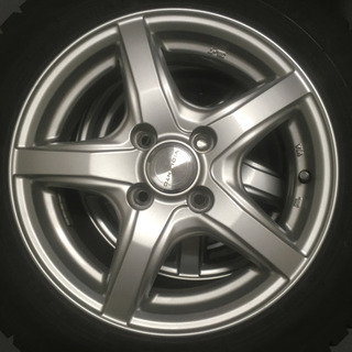 115-1ダンロップWINTERMMAX165/65R14 2018年 バリ山 14×5J +39 タンク トールなどに DUNLOPスタッドレスタイヤ アルミホイール付4本セット