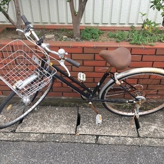 【chariyoshy 出品】27インチブラック自転車6段ギア