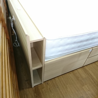 ニトリ セミダブルベッド ナチュラル 【トレファク 川越店】