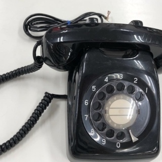 インテリア雑貨　黒電話