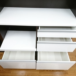 松田家具 3枚扉カップボード 【トレファク 川越店】