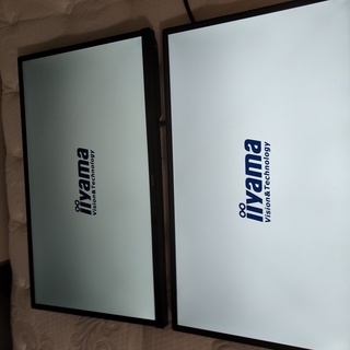 周辺機器 iiyama 23インチモニタ(ディスプレイ) 2台＆モニタアーム