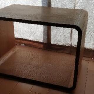 【値下げ】無垢材　サイドテーブル　スタッキングシェルフ CHLOROS